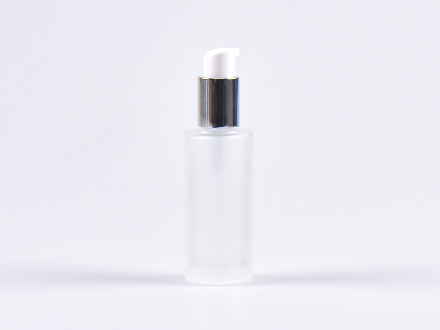 kosmetikflasche-glas-matt-30ml-gel-oel-pumpe