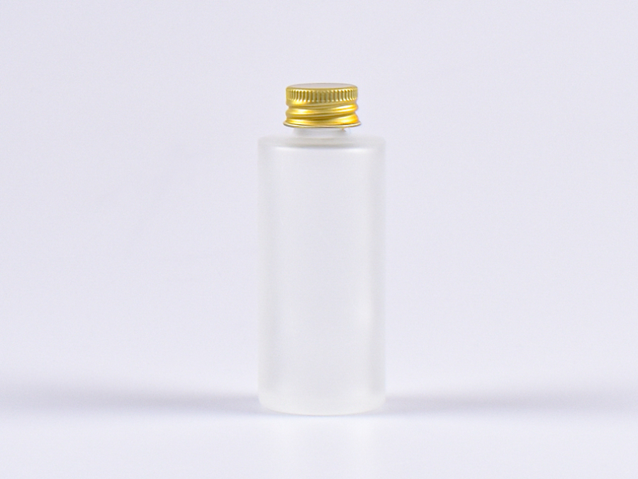 glasflasche-50ml-matt-aludeckel-silber-gold