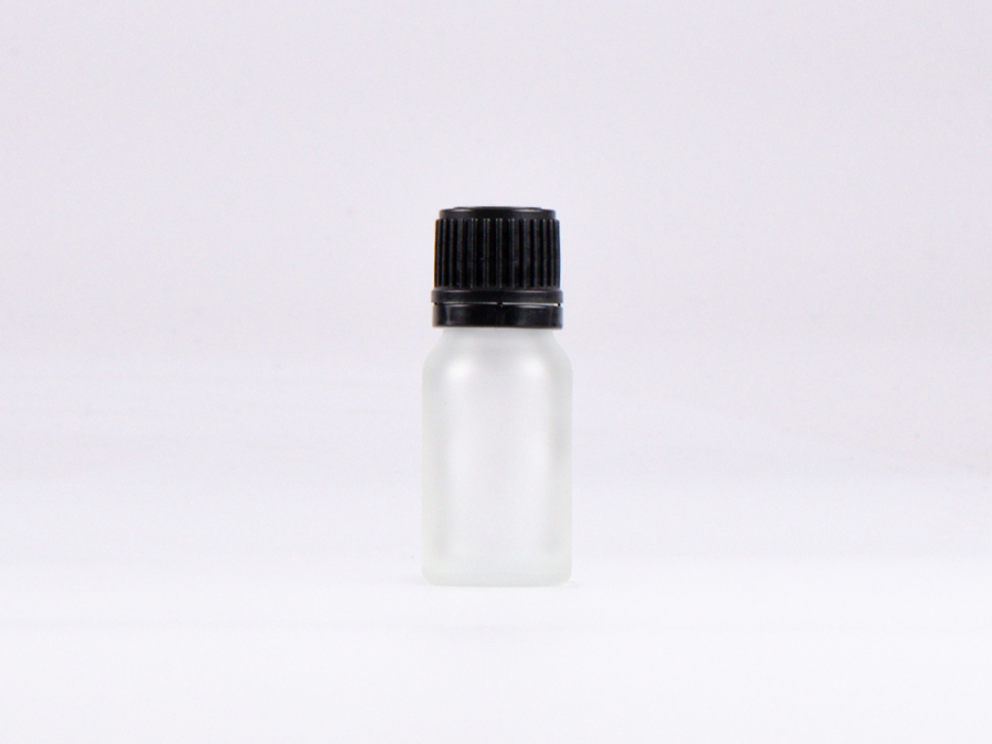 säuremattierte Flasche 10ml, mit Schraubverschluss OV