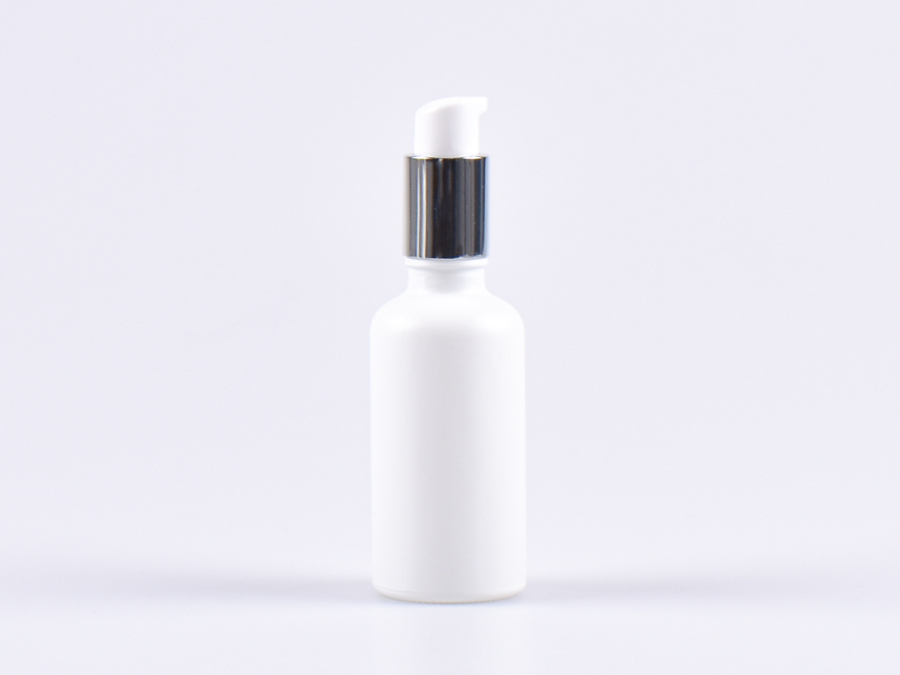 30ml-kosmetikflasche-glas-weiss-gelpumpe