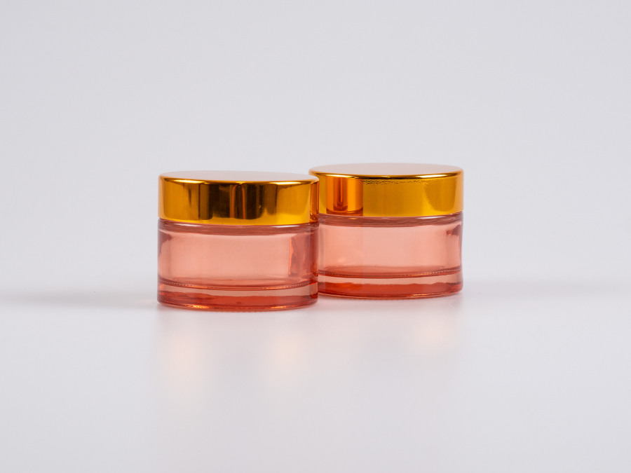 Salbendose "Lucy", 50ml, mit Deckel gold