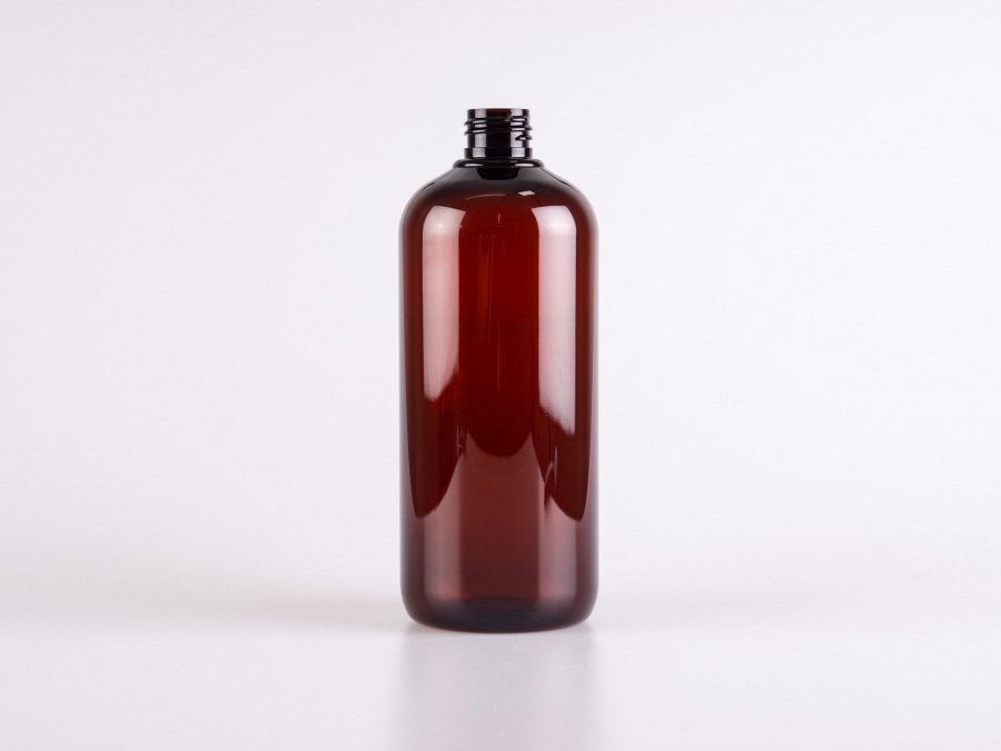 Flasche "Alex" 500ml, Recycled PET (PCR) braun