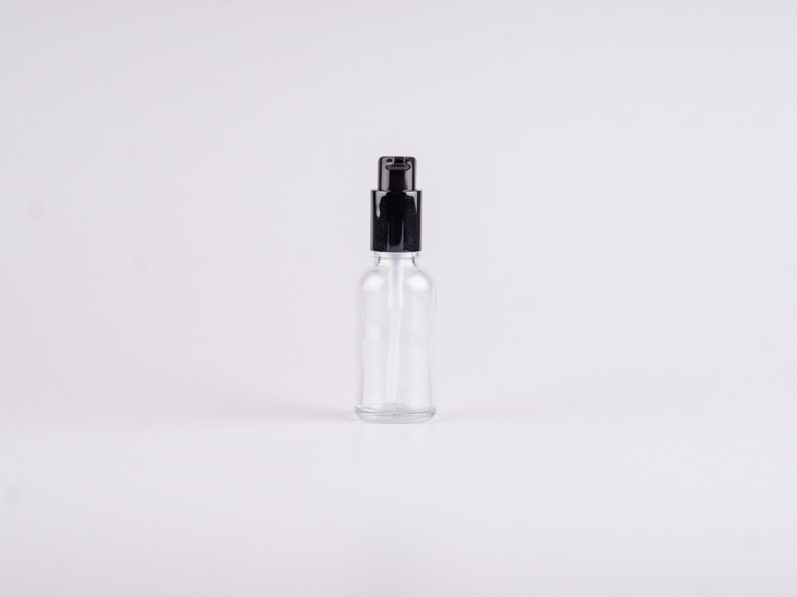 Flasche-Klarglas-Pumpe-30ml