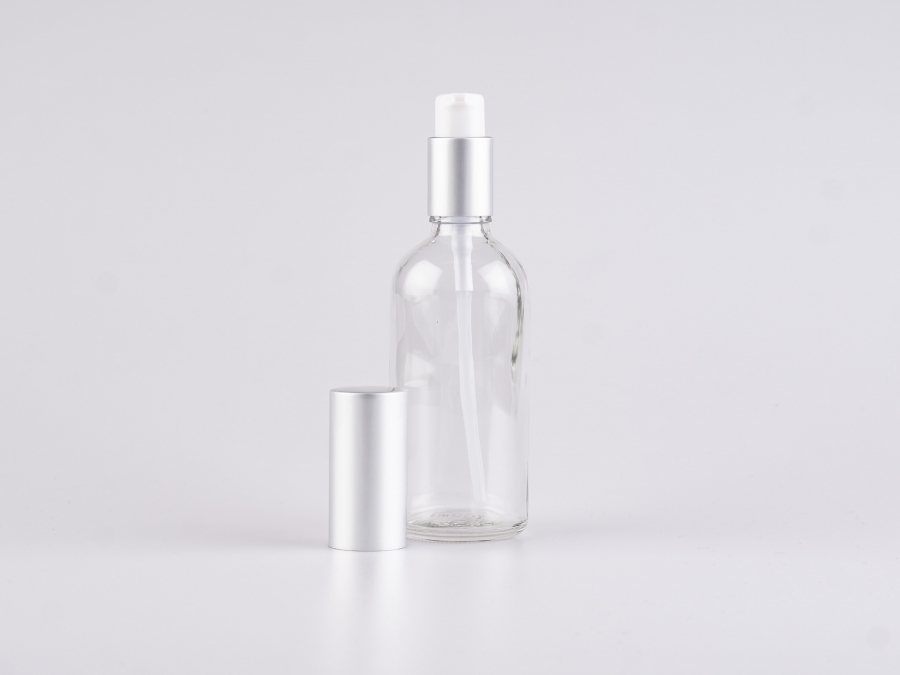 Flasche-Klarglas-Pumpe-100ml