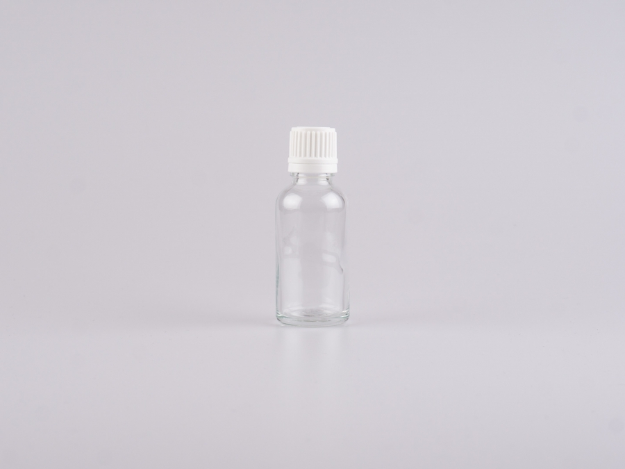 Flasche_Klarglas_Tropfflasche