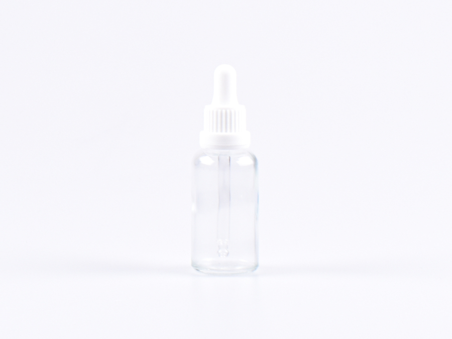 Flasche-Klarglas-OV-Verschluss-Pipette