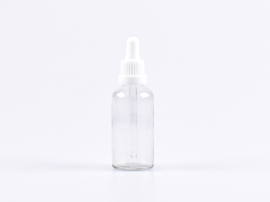 Flasche-Klarglas-OV-Verschluss-Pipette