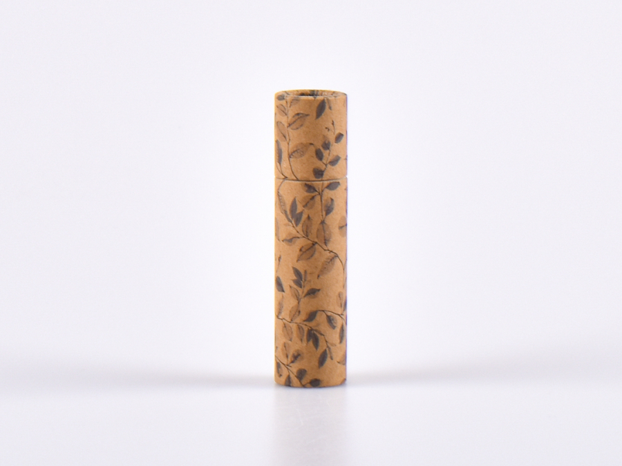 Lippenstifthülse "Eco Design Flower", 5ml, aus Pappe