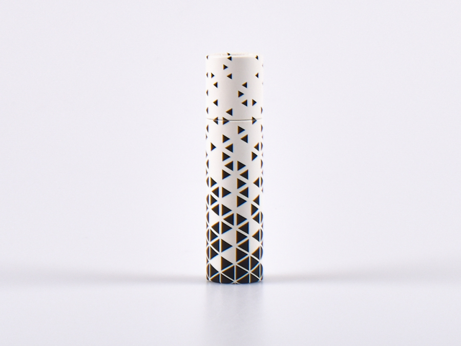 Lippenstifthülse "Eco Design Geometric", 5ml, aus Pappe
