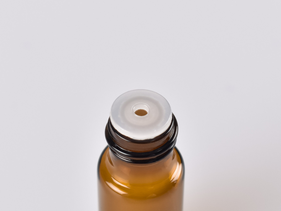 Mini Tropfflasche Braunglas, 1ml