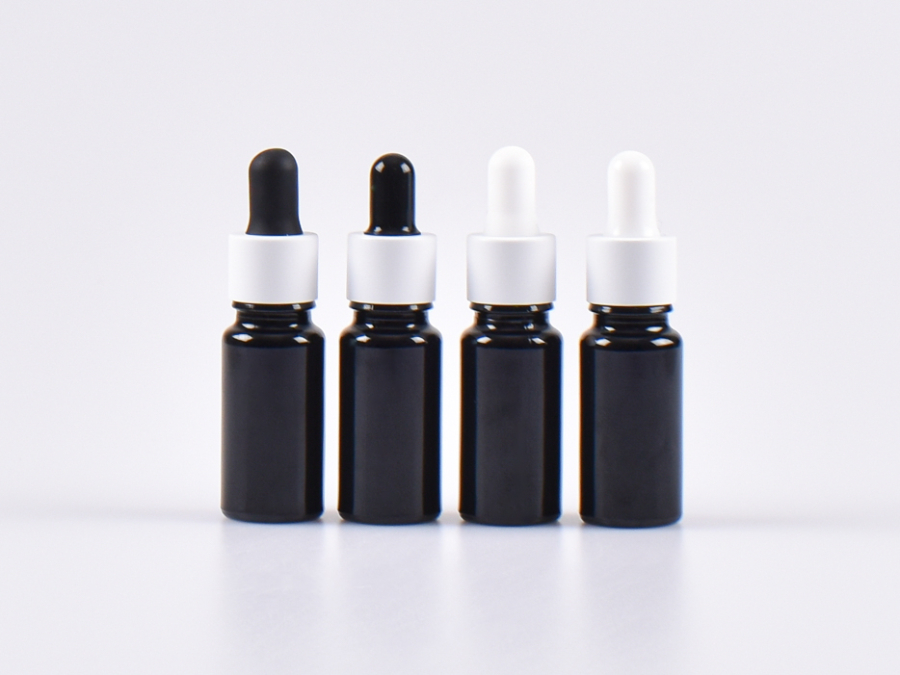 MIRON Violettglasflasche 10ml, mit Pipette weiss