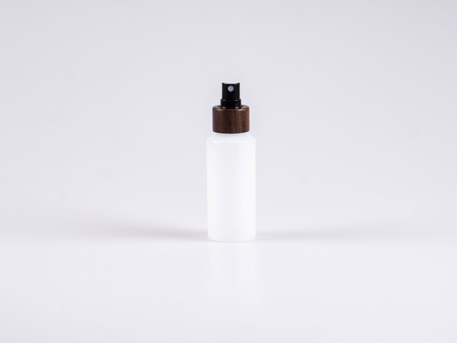 Flasche "Nasa" 100ml, LD-PE, mit Zerstäuber Walnut