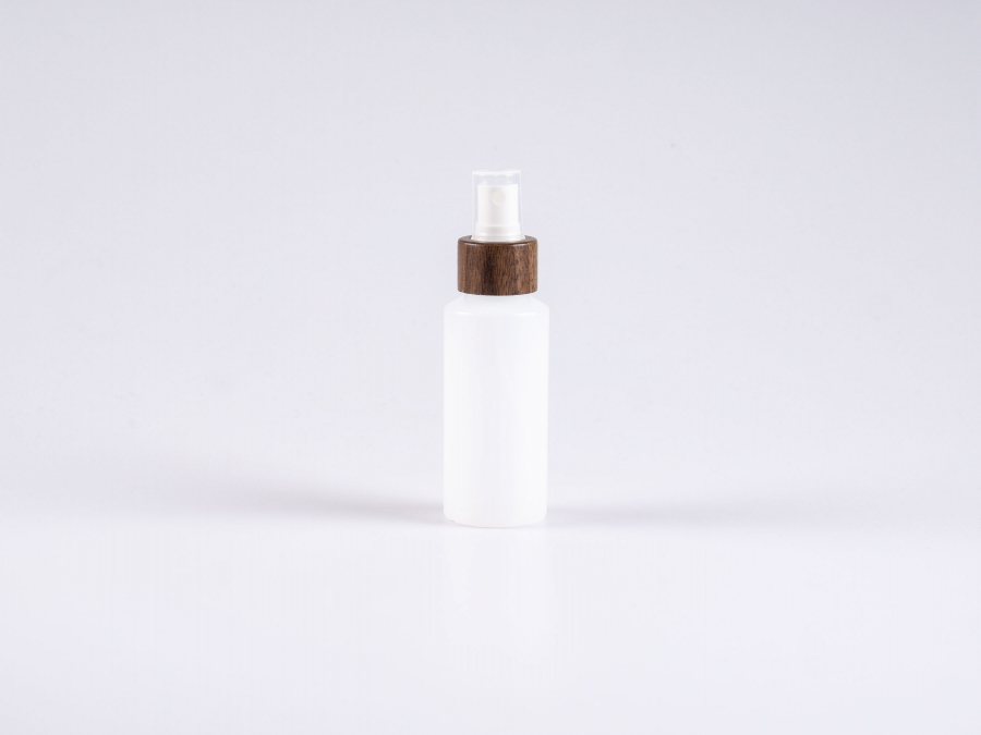 Flasche "Nasa" 100ml, LD-PE, mit Zerstäuber Walnut