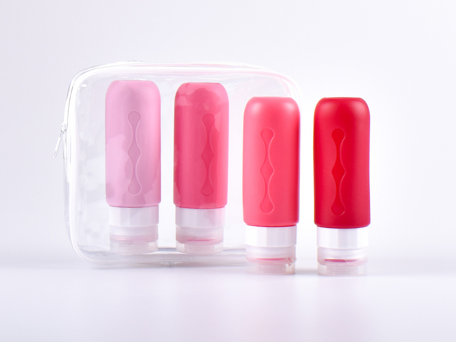 Silikon Reiseset, Traveltubes, 90ml, 4-teilig