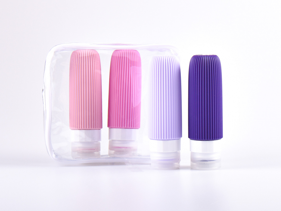 Silikon Reiseset, Traveltubes, 90ml, 4-teilig