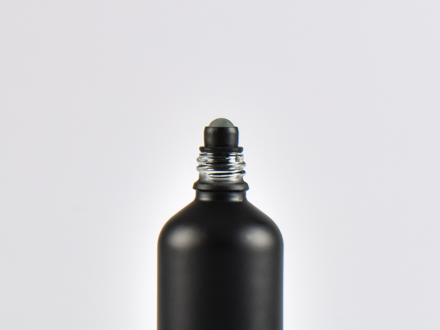 Roll-On-Aufsatz, Kugel Glas oder Edelstahl, DIN18, frei kombinierbar