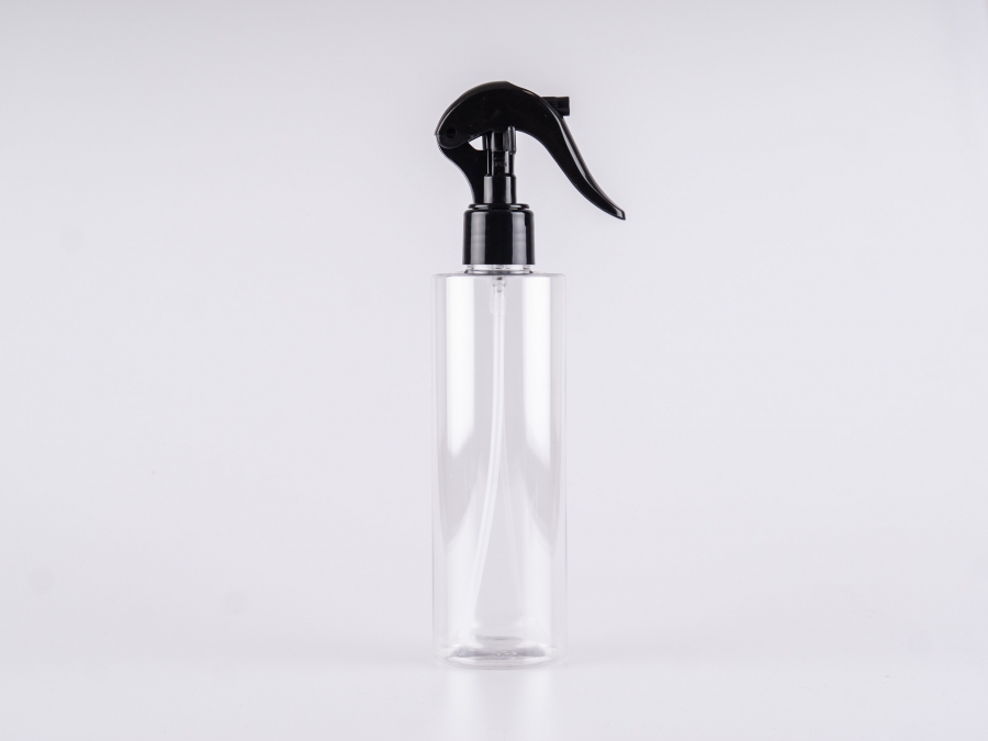 PET Flasche "Sharp" 250ml, mit Triggerpumpe