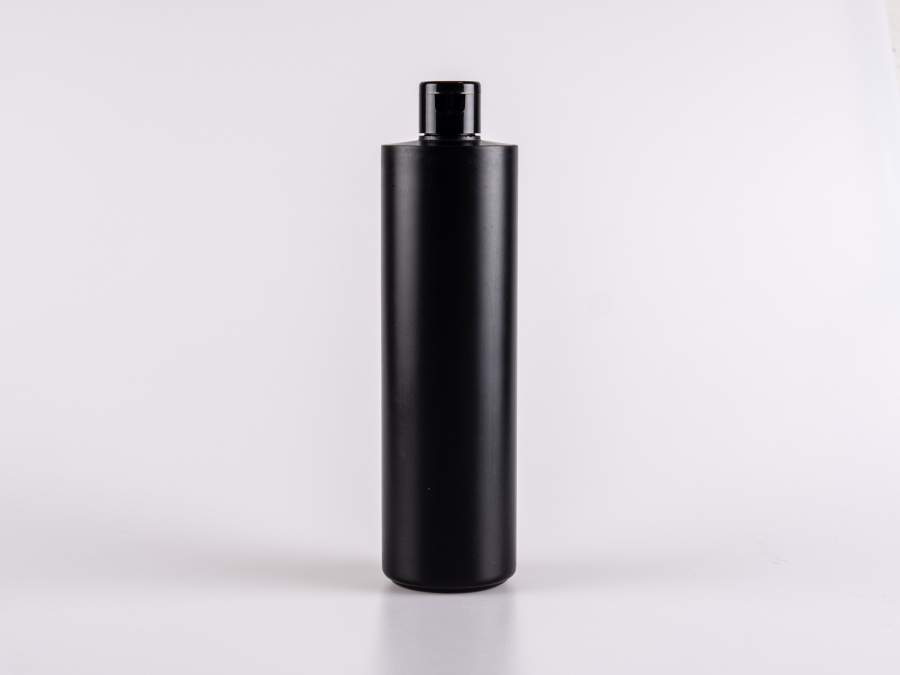 Flasche "Tara" 500ml, matt-schwarz, mit FlipTop schwarz