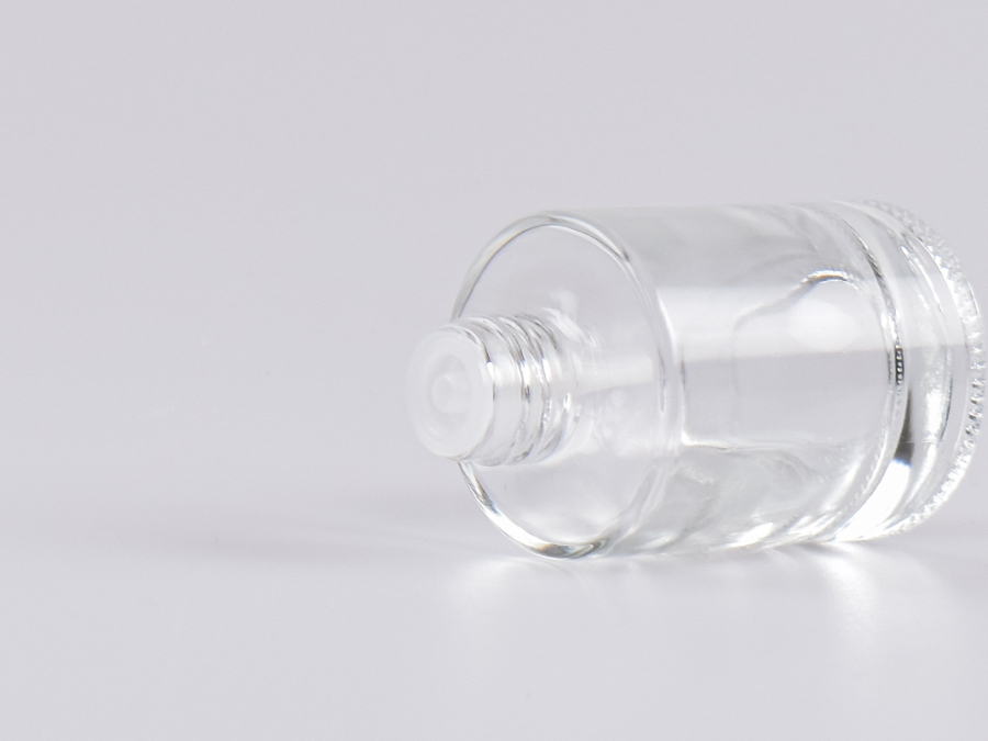 Glasflasche "Raoul" 30ml, mit Tropfmontur Bambus