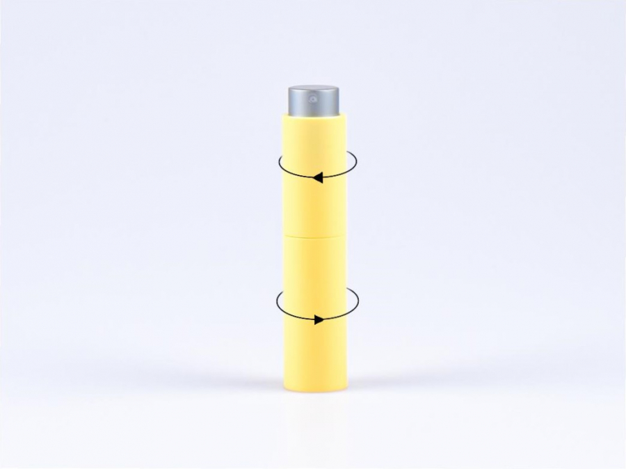 Zerstäuber "Twist", pastell, gelb, 10ml