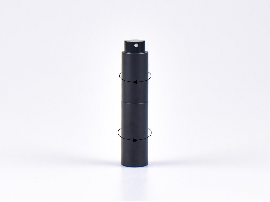 Zerstäuber "Twist", pastell, schwarz, 10ml