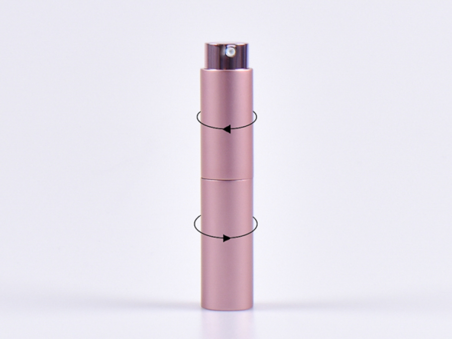 Zerstäuber "Twist" metallic, rosé, 10ml