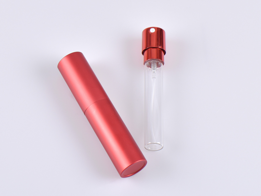Zerstäuber "Twist" metallic, rot, 10ml