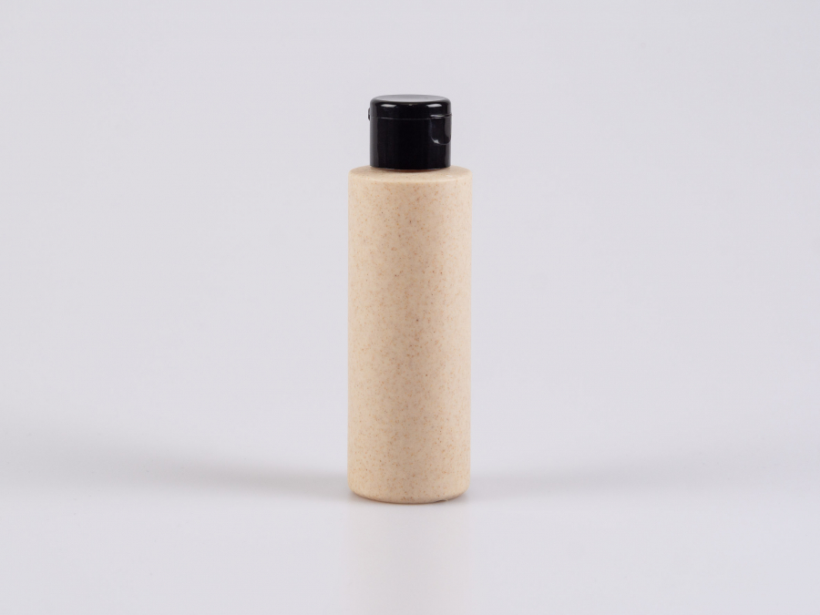 Bioflasche "CERES",  100ml, mit FlipTop schwarz