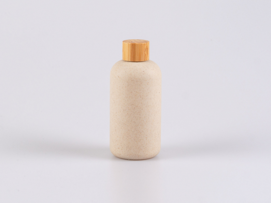 Bioflasche "CERES",  250ml, nature, mit Bambusdeckel