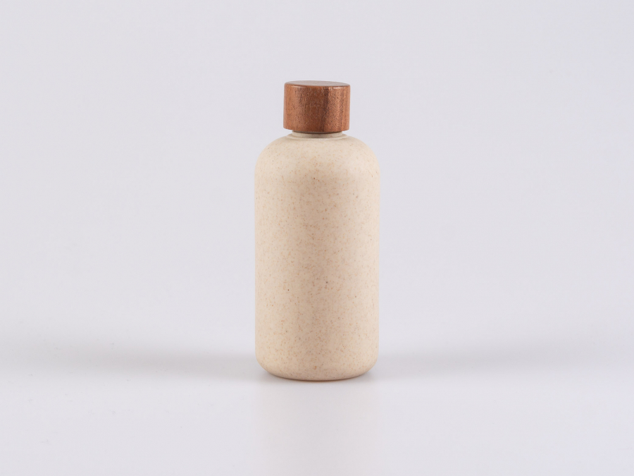 Bioflasche "CERES",  250ml, mit Walnussdeckel