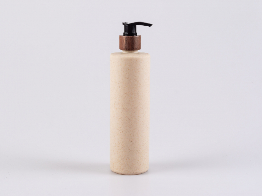 Bioflasche "CERES",  400ml, mit Dispenser Walnut