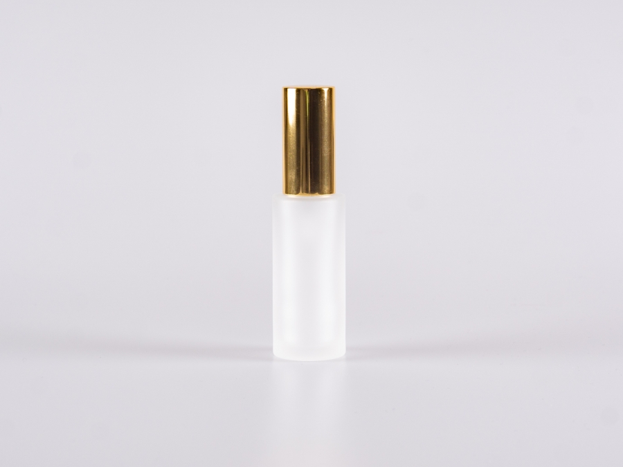 glasflasche-30ml-silber-pumpe