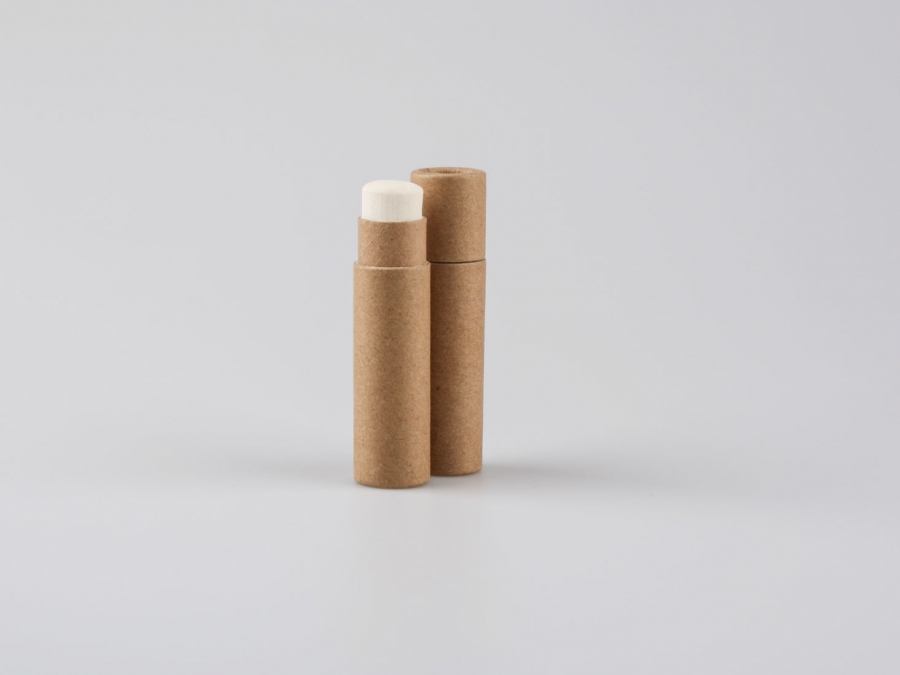 Lippenstifthülse "Eco" 20ml, aus Pappe, natur