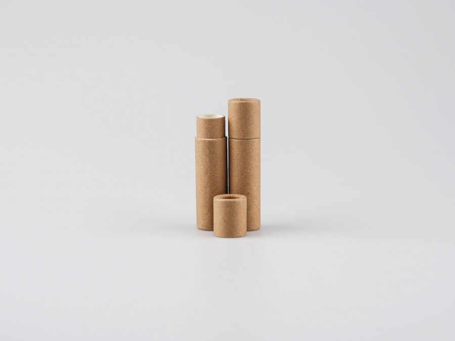 Lippenstifthülse "Eco" 5ml, aus Pappe, natur