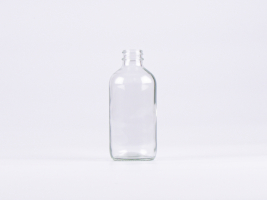 Klarglasflasche 250ml, 28/410, ohne Montur