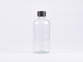 Klarglasflasche 500ml, mit Drück & Dreh Verschluss, KISI