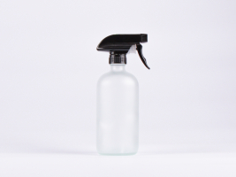 Glasflasche säuremattiert, 500ml, mit Triggerspray