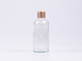 Glasflasche-mit-Schraubverschluss-Tropfmontur-Bambus