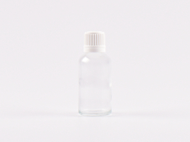 Flasche_Klarglas_Tropfflasche