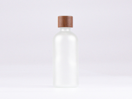 säuremattierte Flasche 100ml, mit Schraubverschluss Walnut