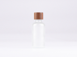säuremattierte Flasche 50ml, mit Schraubverschluss Walnut