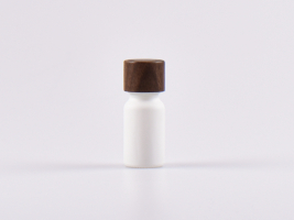 Weissglasflasche 10ml, mit Tropfmontur Walnut