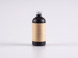 Etikette "braun-antik", passend zu 100ml DIN18 Glasflaschen