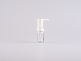 Klarglasflasche 10ml, mit Rachenspray OV