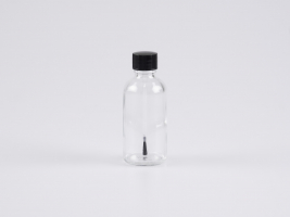 Klarglasflasche 50ml, mit Pinselmontur