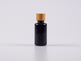 MIRON Violettglasflasche 30ml, mit Tropfmontur Bambus