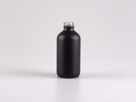 Schwarzglasflasche 250ml, ohne Montur