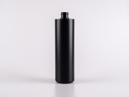 Flasche "Tara" 500ml, HD-PE matt-schwarz, ohne Montur