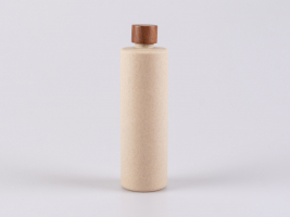 Bioflasche "CERES", 400ml, mit Schraubverschluss Walnut