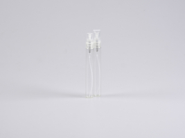 Zerstäuberflasche 10ml, Glas, schwarz und transparent